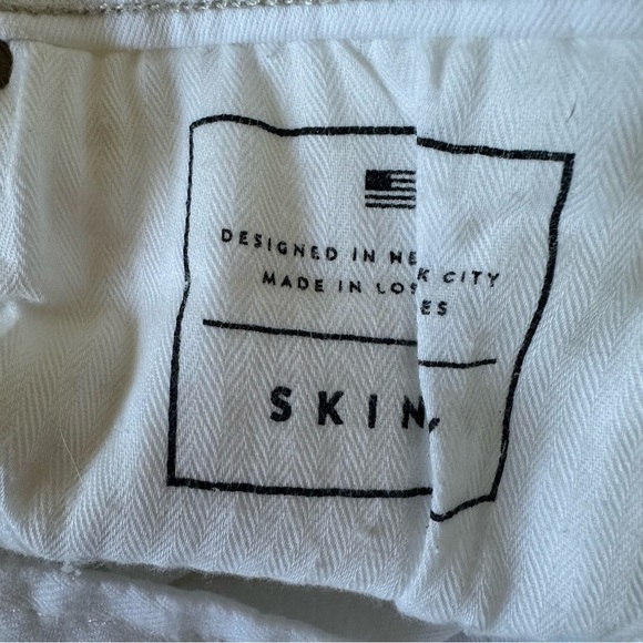 AYR Skinny White Jeans Distressed Style Sz 27 - Picture 6 of 7